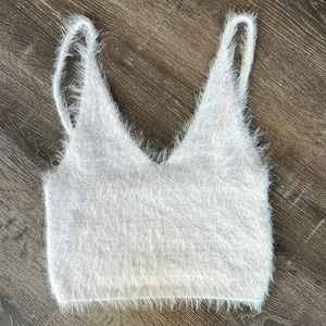 Urban Outfitters Kimchi Blue Fuzzy Crop Top